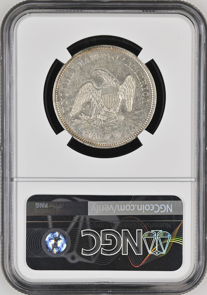 1841-O 50C Seated Liberty NGC AU55