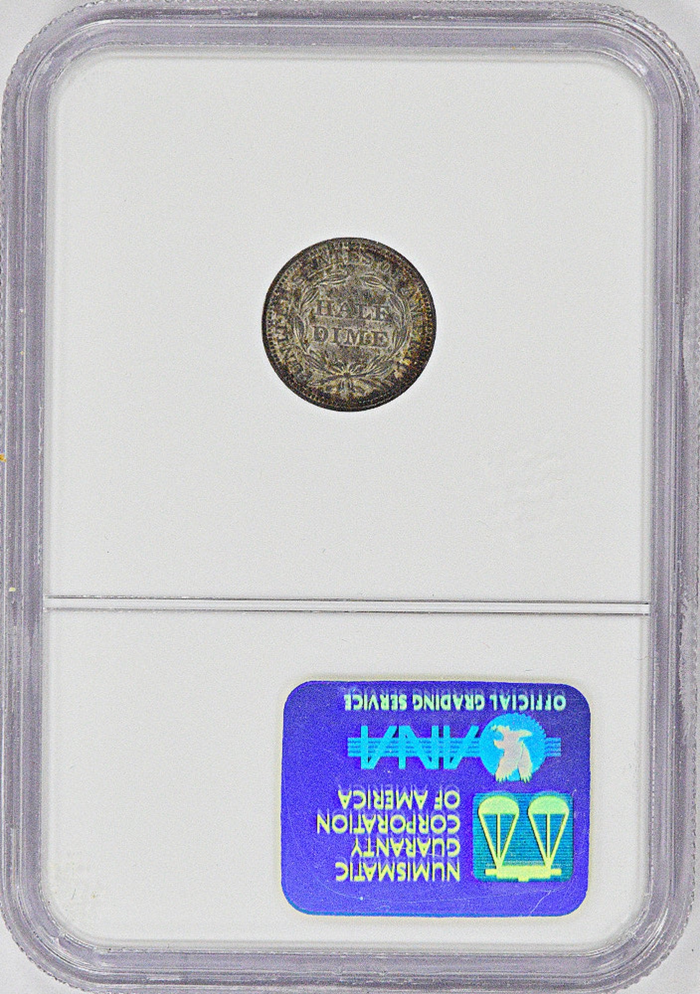 1853 Arrows H10C Half Dime NGC MS61