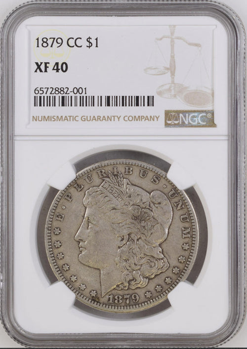 1879-CC $1 Morgan NGC XF40