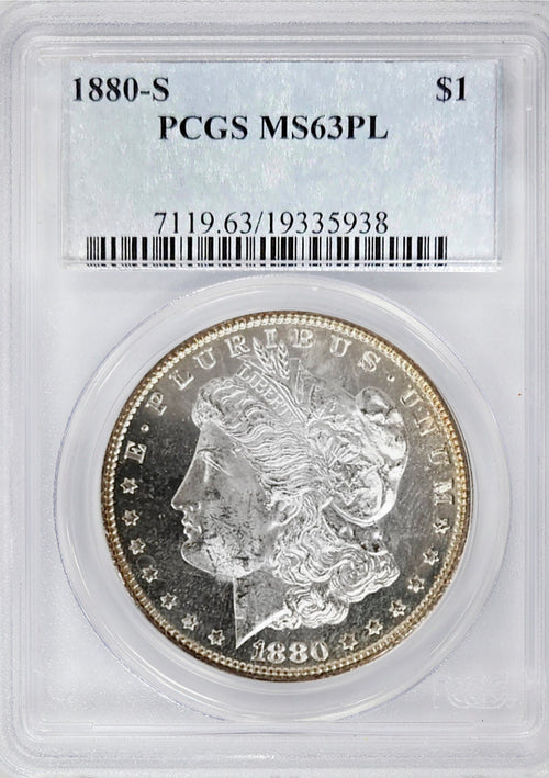 1880-S $1 Morgan PCGS MS63PL