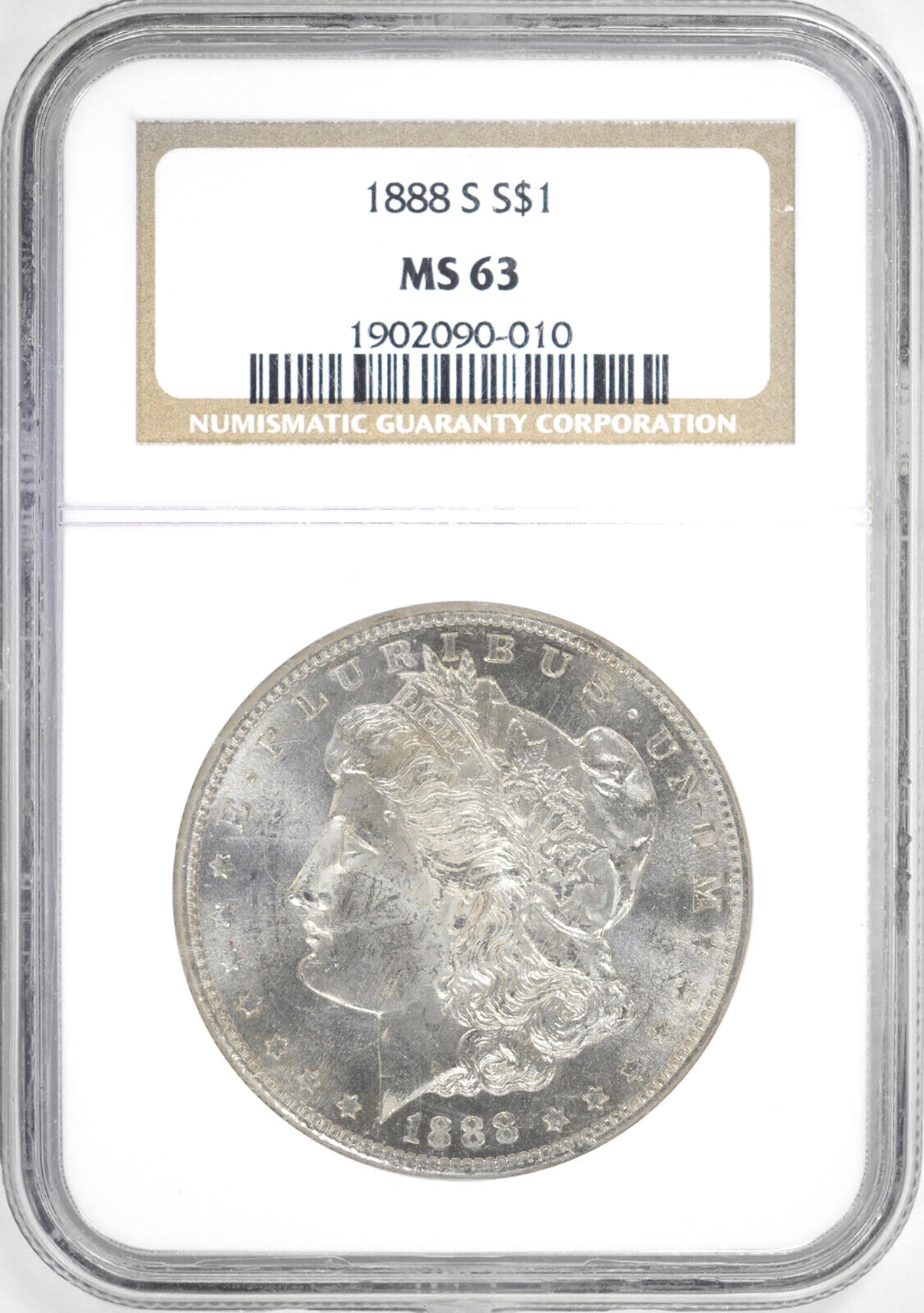 1888-S $1 Morgan NGC MS63
