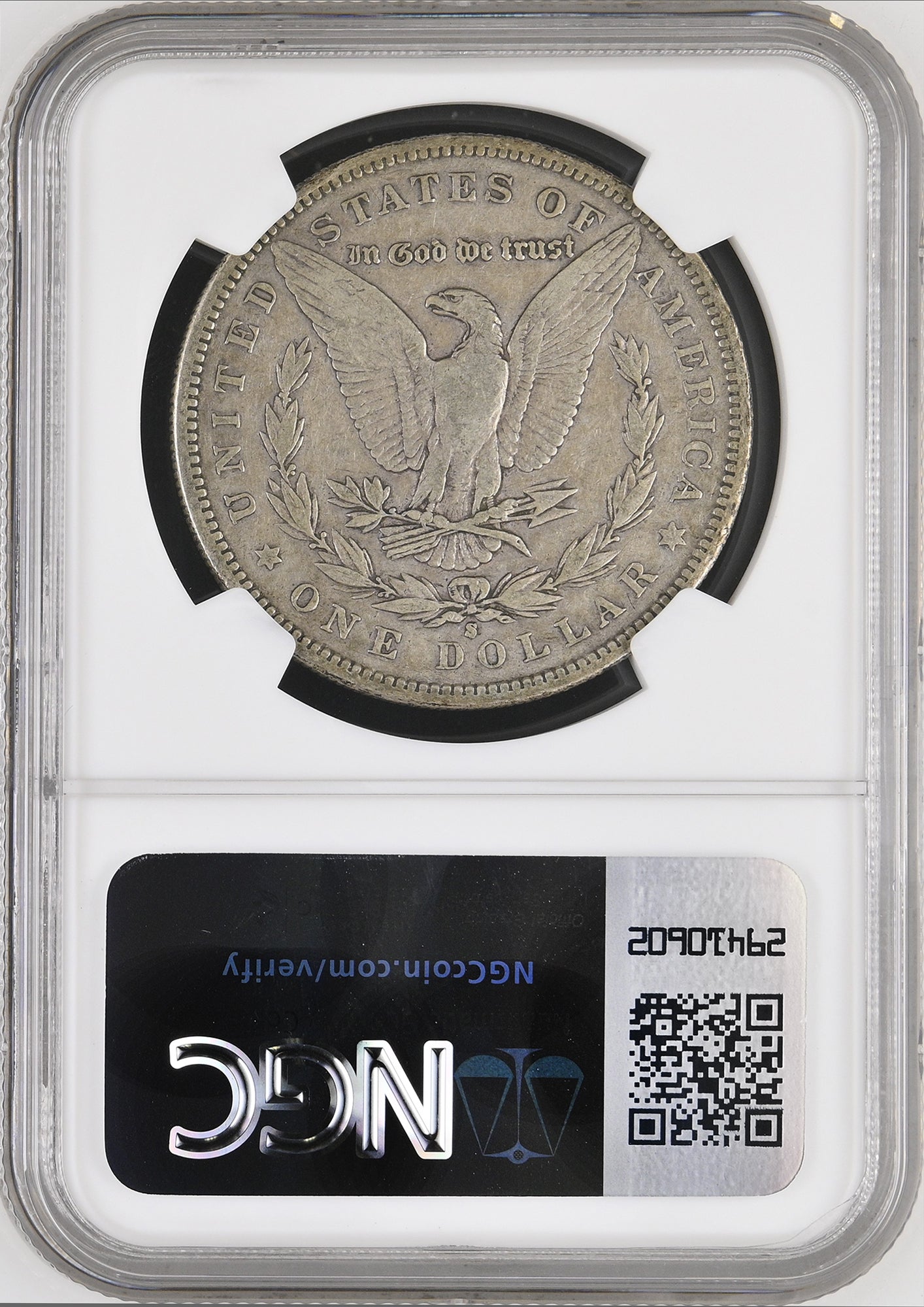 1892-S $1 Morgan NGC VF20