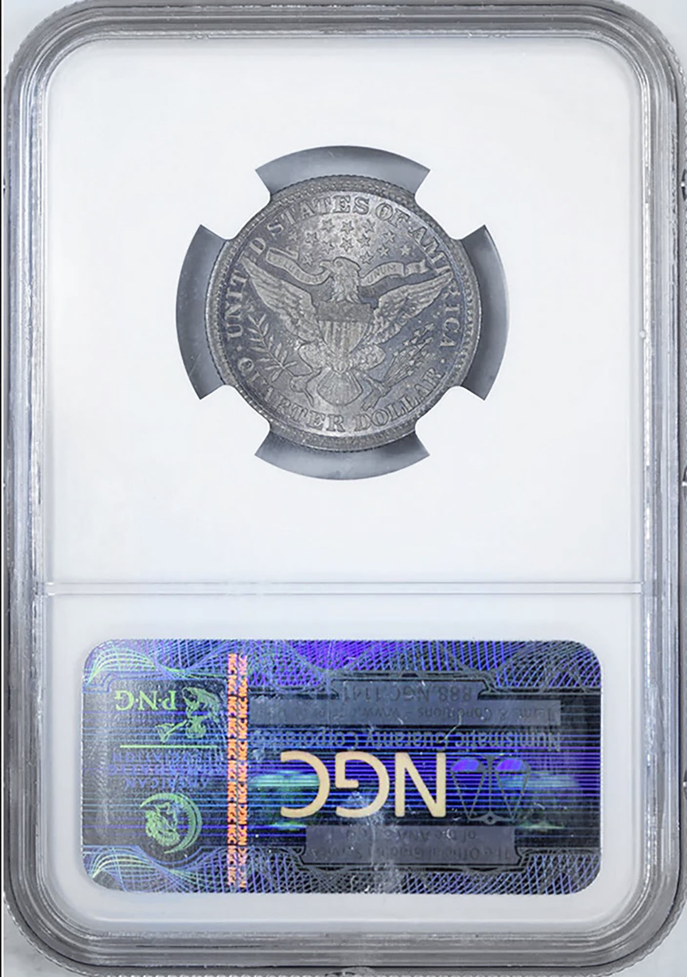 1896 25C Barber NGC MS67 CAC