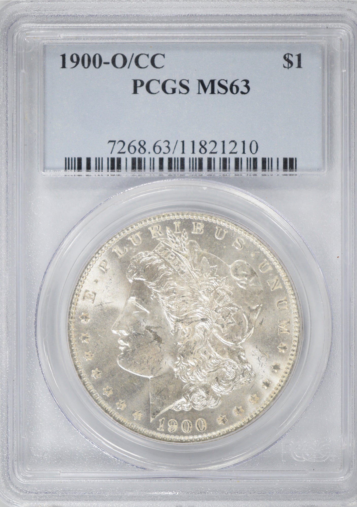 1900-O/CC $1 Morgan PCGS MS63