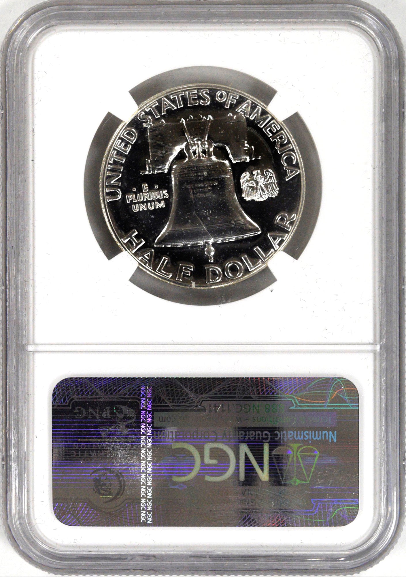1956 Type 2 to 1963 50C Franklin Silver Proof 8-Coin Run NGC PF68