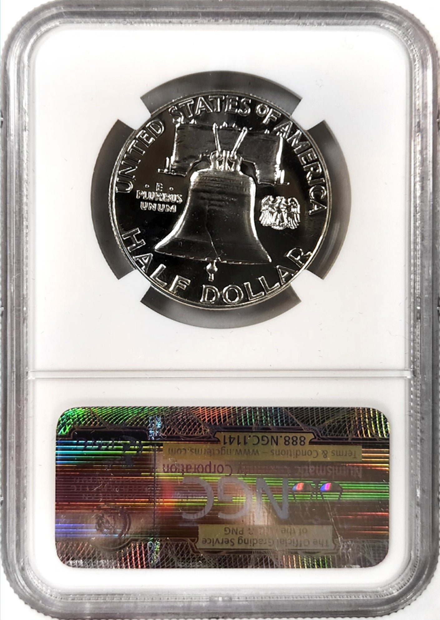 1956 Type 2 to 1963 50C Franklin Silver Proof 8-Coin Run NGC PF68