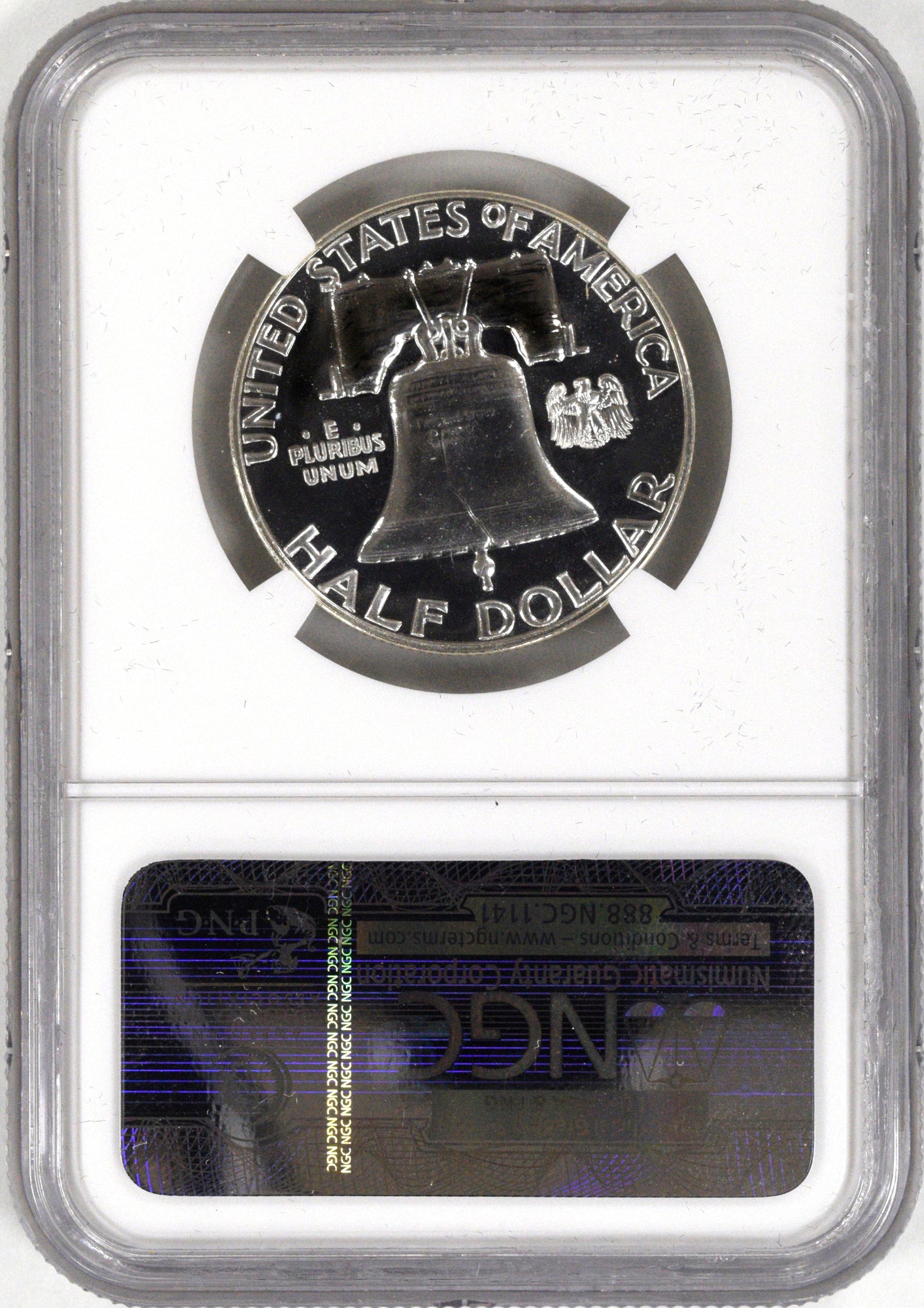 1956 Type 2 to 1963 50C Franklin Silver Proof 8-Coin Run NGC PF68
