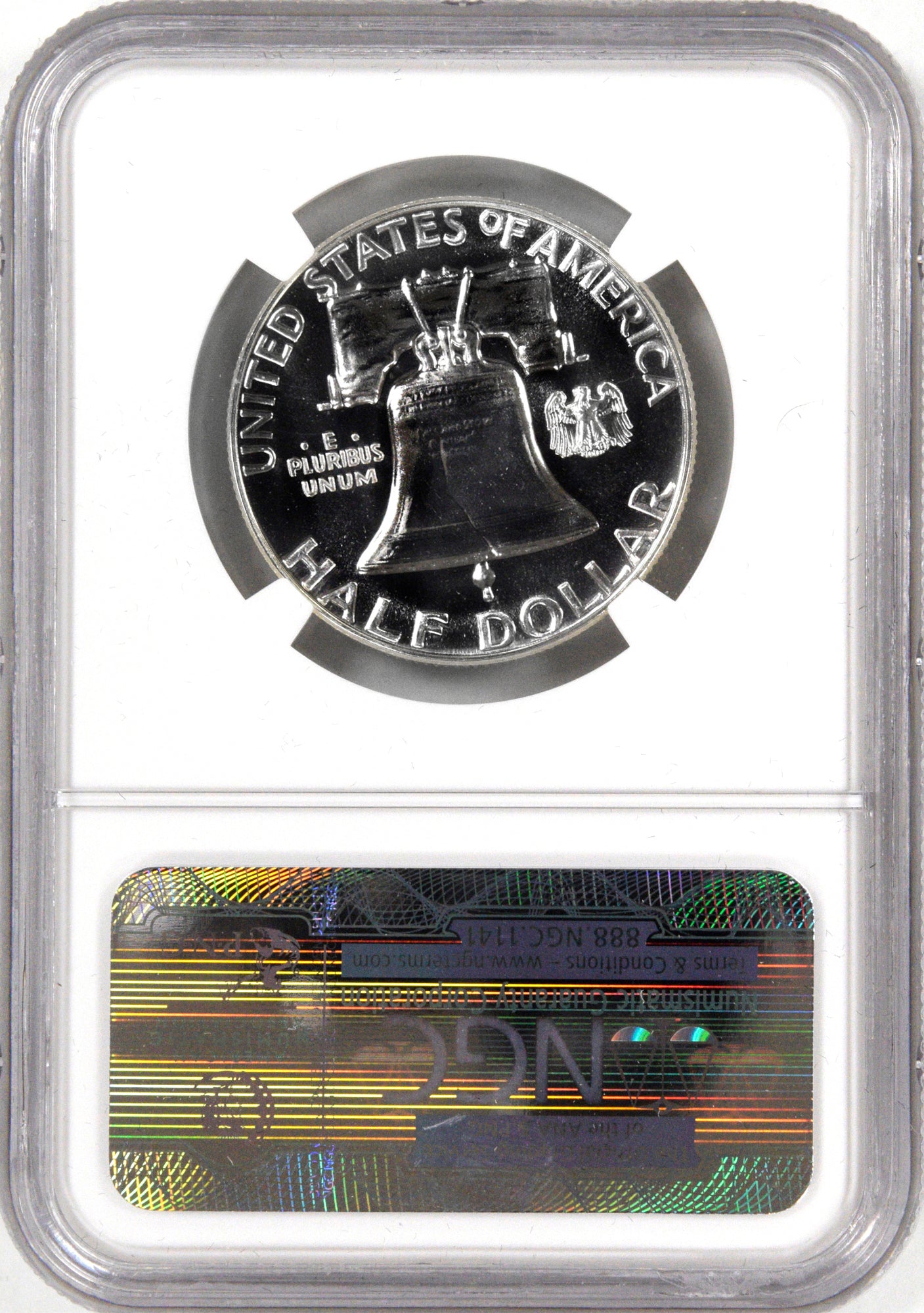 1956 Type 2 to 1963 50C Franklin Silver Proof 8-Coin Run NGC PF68