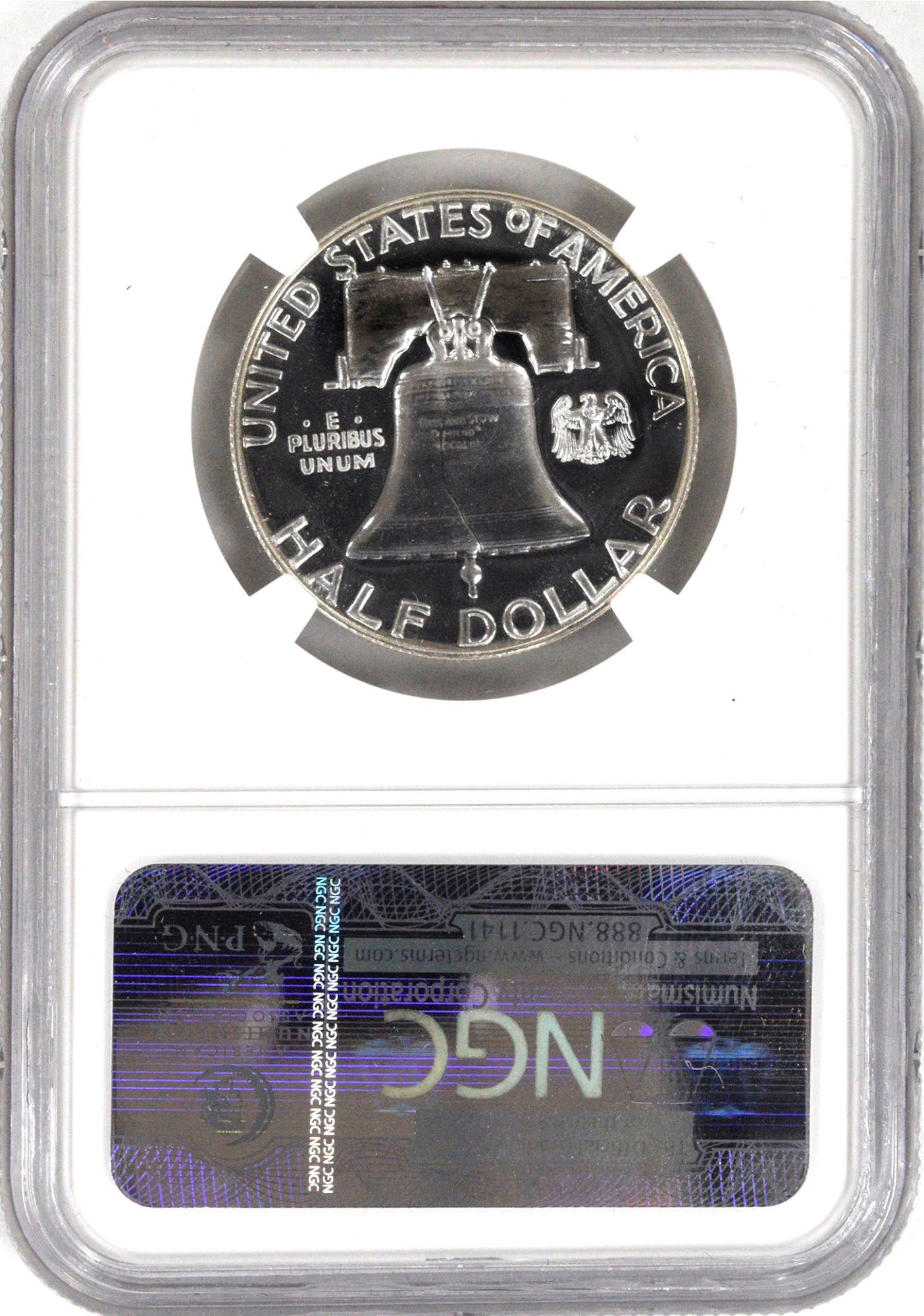 1956 Type 2 to 1963 50C Franklin Silver Proof 8-Coin Run NGC PF68