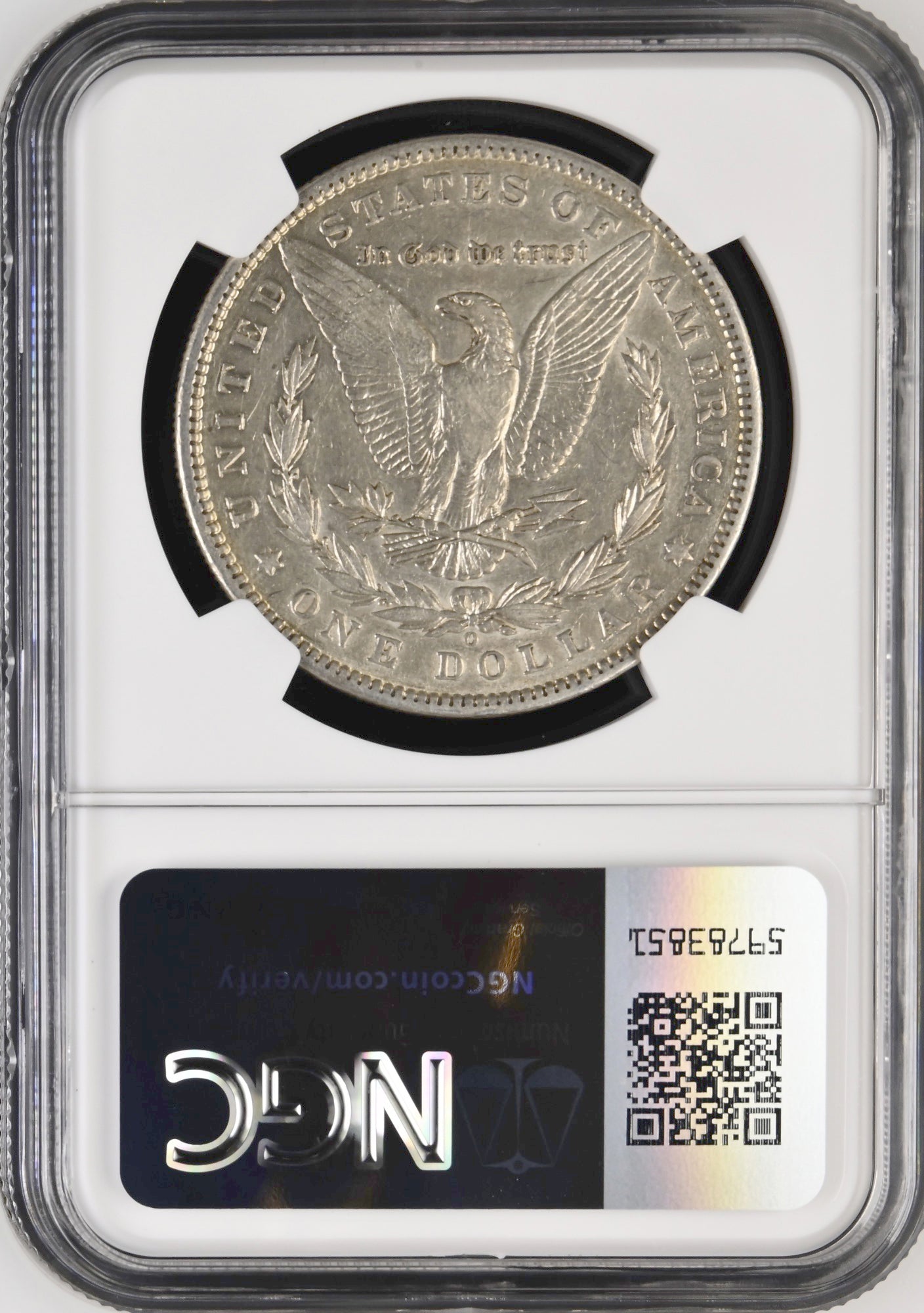 1897-O $1 Morgan NGC AU50