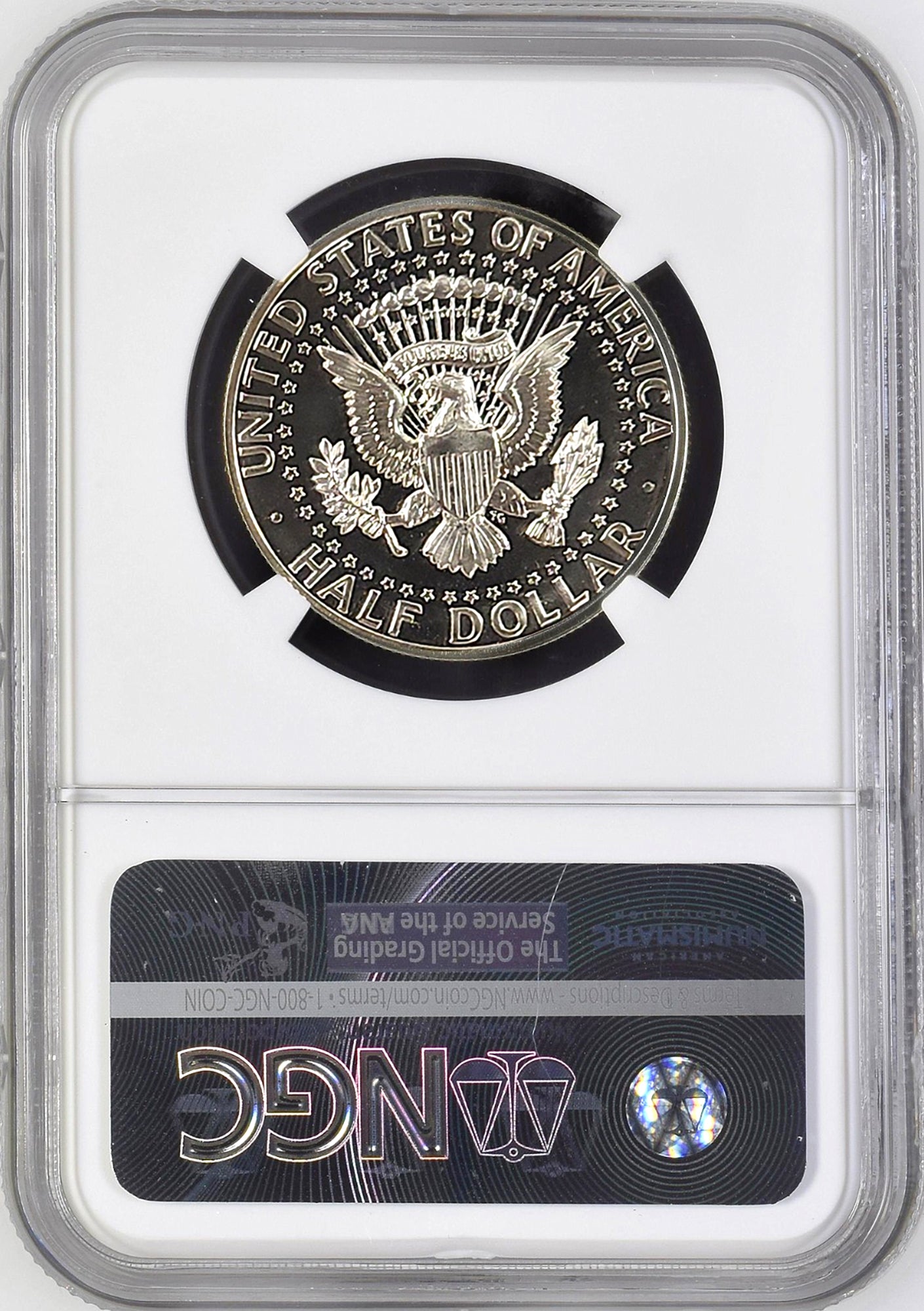 1964 50C Kennedy Accent Hair NGC PF66 Cameo