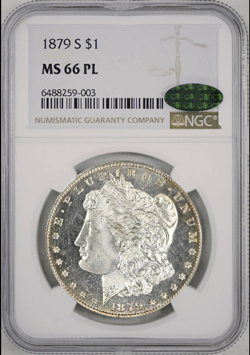 1879-S $1 Morgan NGC MS66PL CAC
