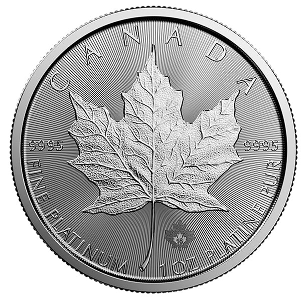 1 oz Platinum Canadian Maple Leaf