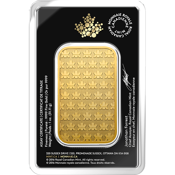 1 oz Gold Bar (Brands of our Choice)