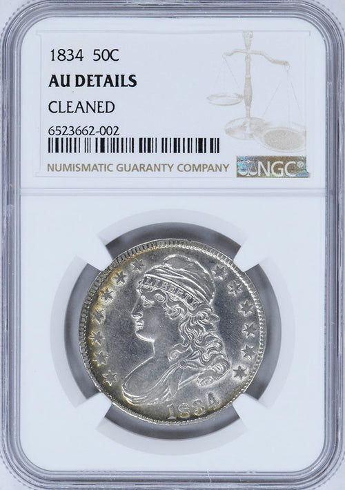 1834 50C Capped Bust NGC AU Details Cleaned (002)