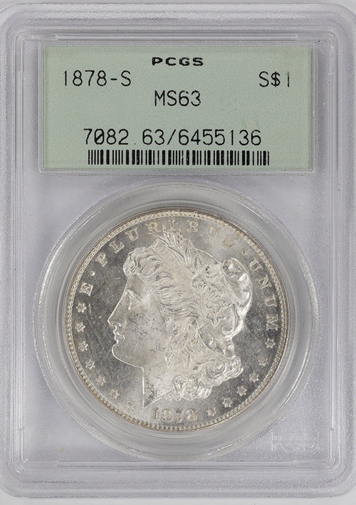 1878-S S$1 PCGS MS63