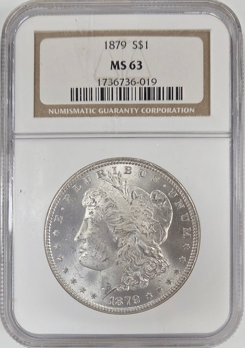 1879 $1 Morgan NGC MS63