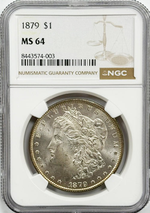 1879 $1 NGC MS64