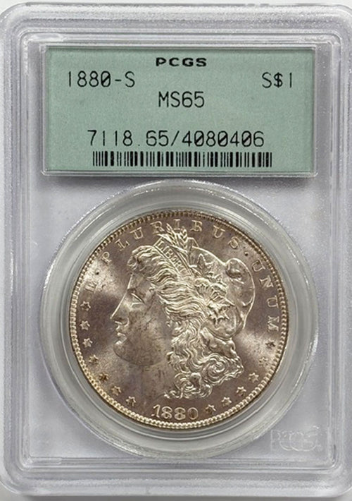 1880-S S$1 PCGS MS65