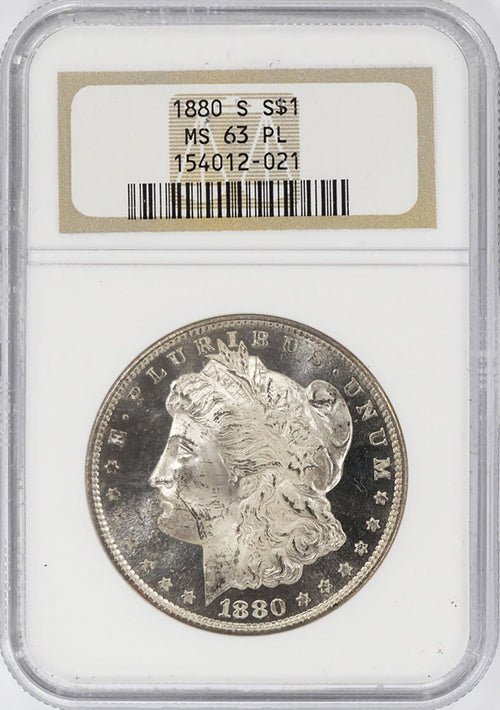 1880-S $1 Morgan NGC MS63PL