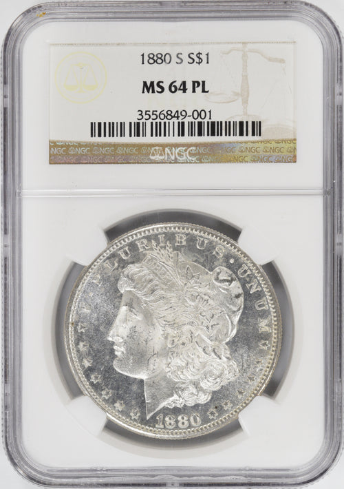 1880-S $1 Morgan NGC MS64PL