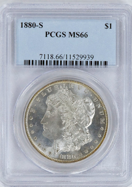 1880-S $1 Morgan PCGS MS66
