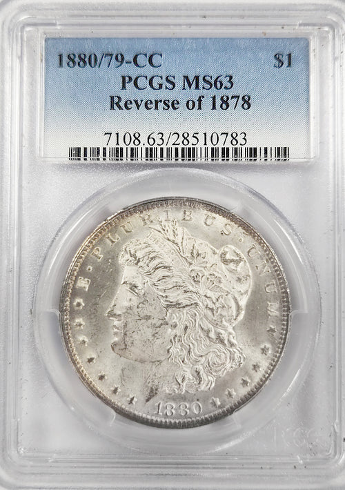 1880/79-CC Rev 78 $1 Morgan PCGS MS63