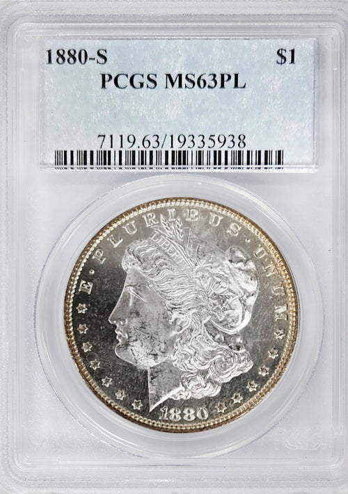 1880-S $1 Morgan PCGS MS63PL