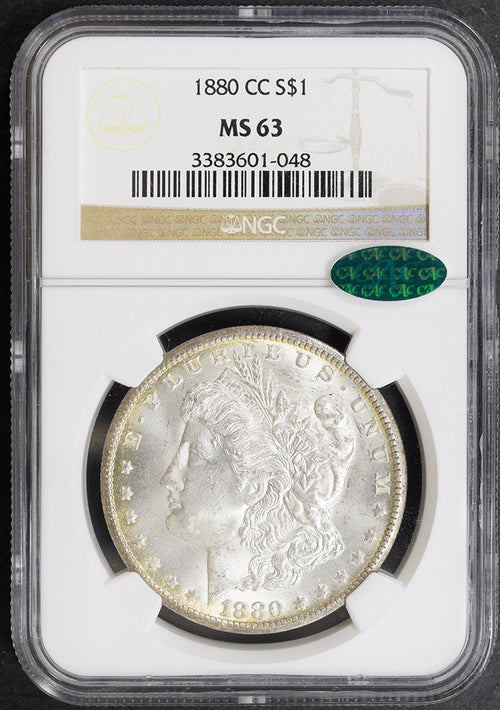 1880-CC $1 Morgan NGC MS63 CAC