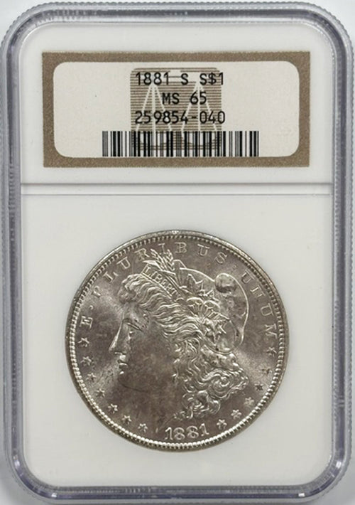 1881 S S$1 MS65