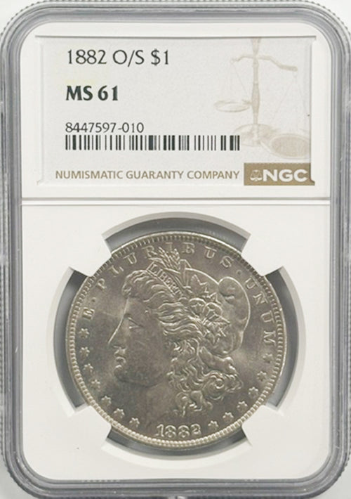 1882 O/S $1 NGC MS61
