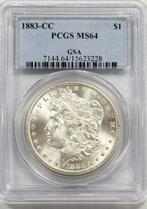 1883-CC $1 PCGS MS64 GSA
