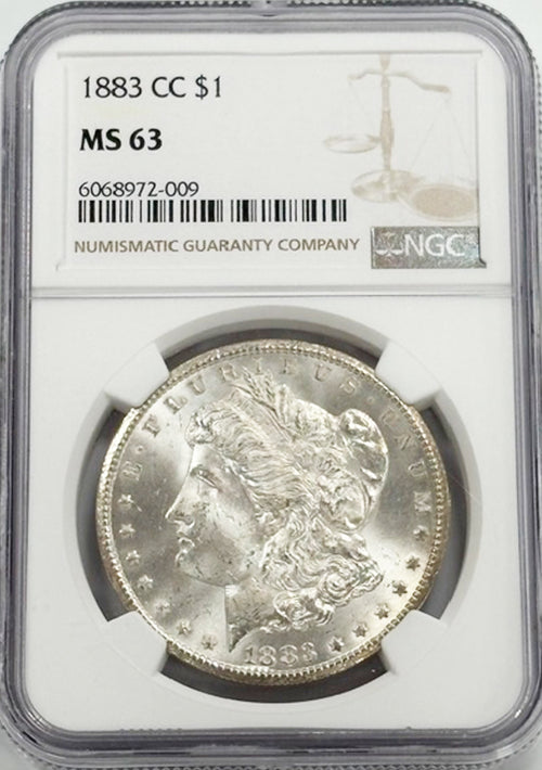 1883 CC $1 NGC MS63