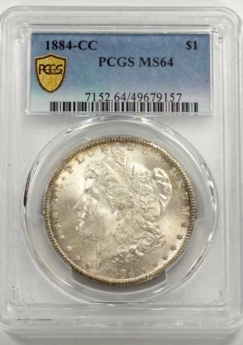 1884-CC $1 PCGS MS64