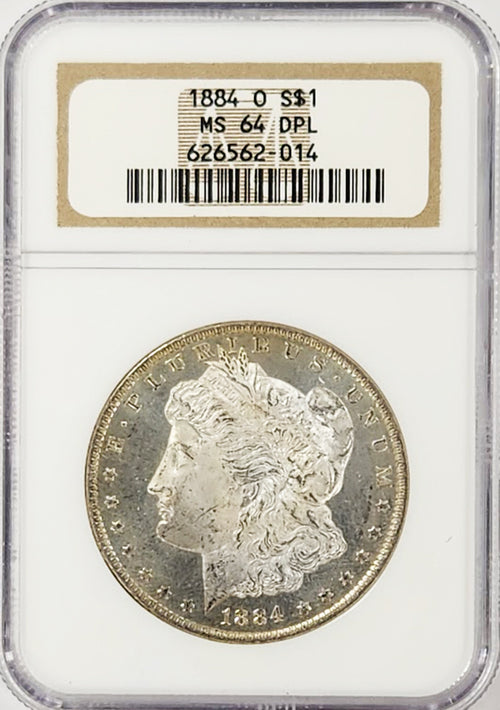 1884-O $1 Morgan NGC MS64 DPL