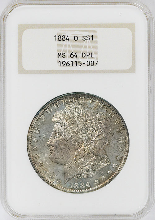 1884-O $1 Morgan NGC MS64DPL