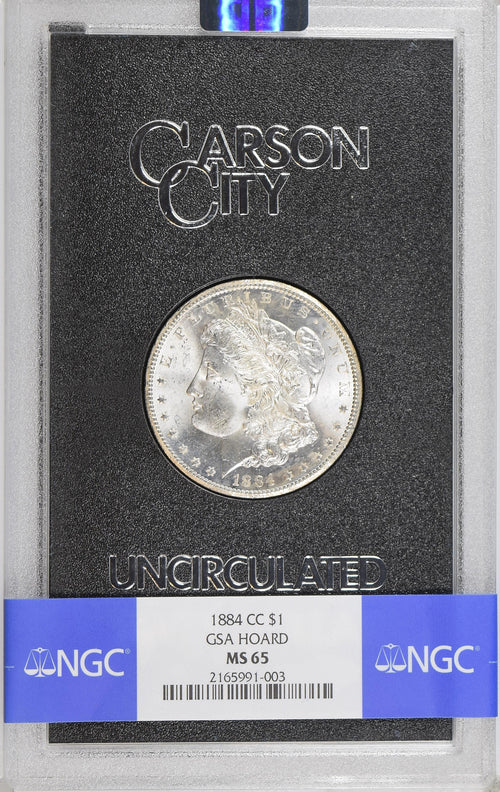 1884-CC $1 GSA Morgan NGC MS65