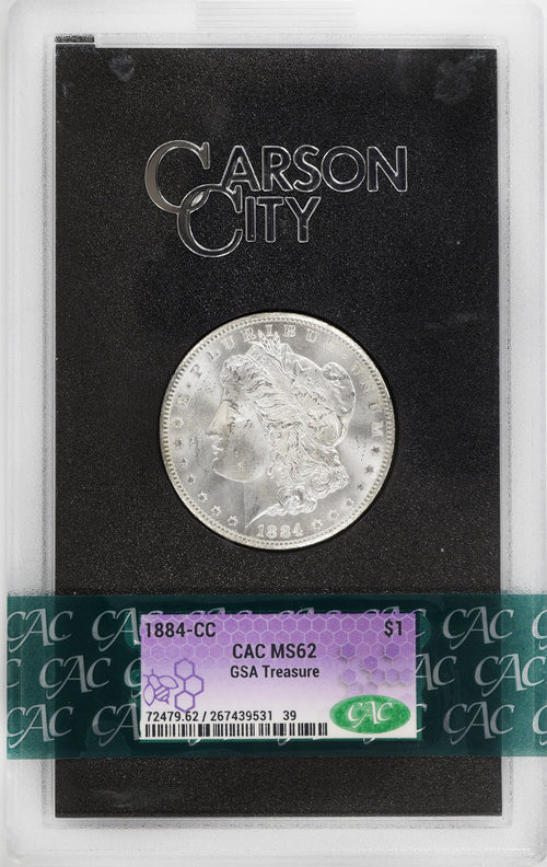 1884-CC $1 GSA Morgan CAC MS62