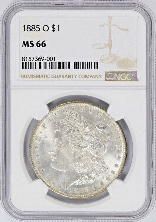 1885-O $1 Morgan Dollar NGC MS66