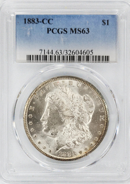 1883-CC $1 Morgan PCGS MS63