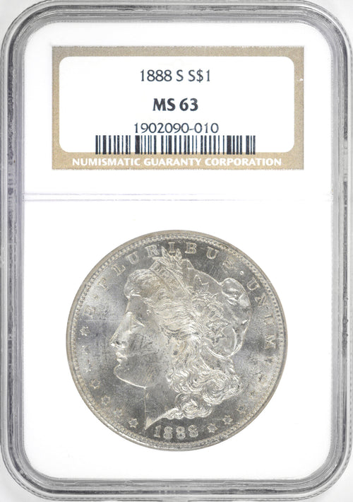 1888-S $1 Morgan NGC MS63