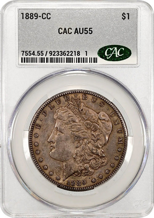 1889-CC $1 Morgan CACG AU55