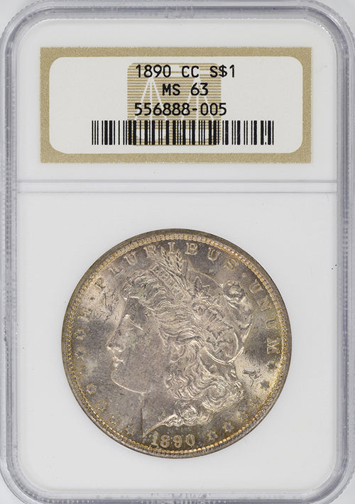 1890-CC $1 Morgan NGC MS63