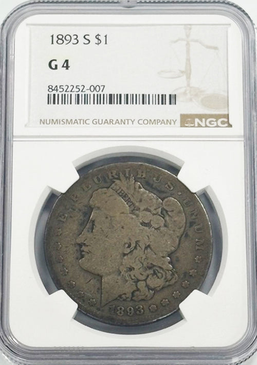 1893 S $1 NGC G4