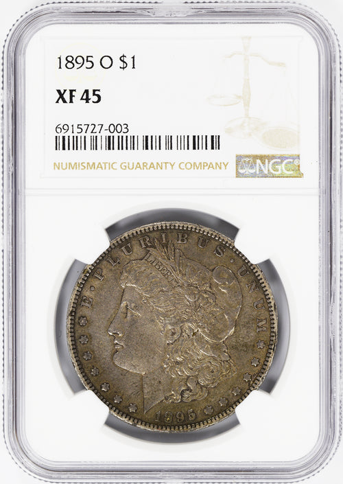 1895-O $1 Morgan Silver Dollar NGC XF45