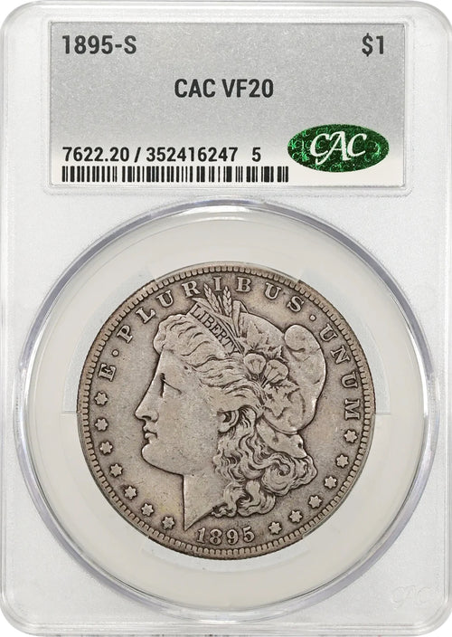 1895-S $1 Morgan CACG VF20