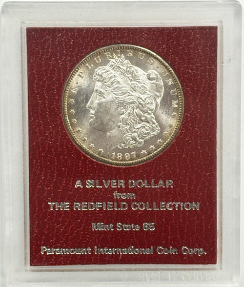 1897 $1 The Redfield Collection MS65