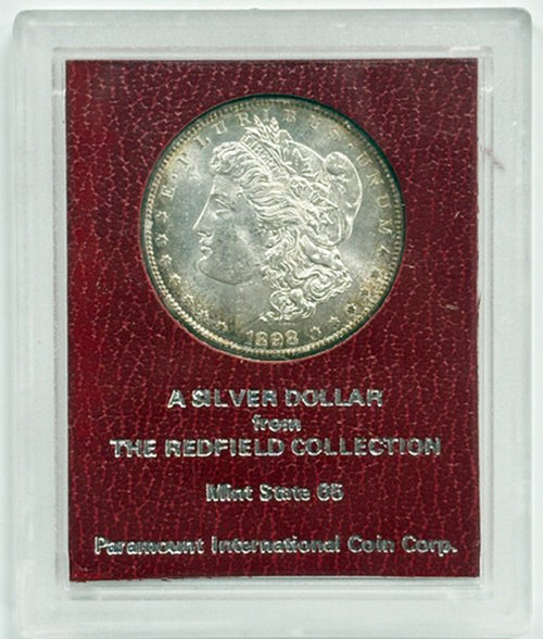 1898 $1 The Redfield Collection MS65
