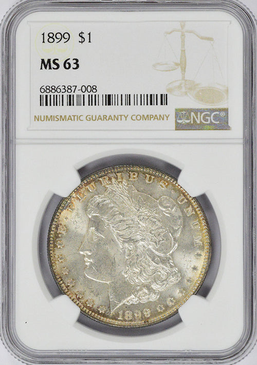 1899 $1 Morgan NGC MS63