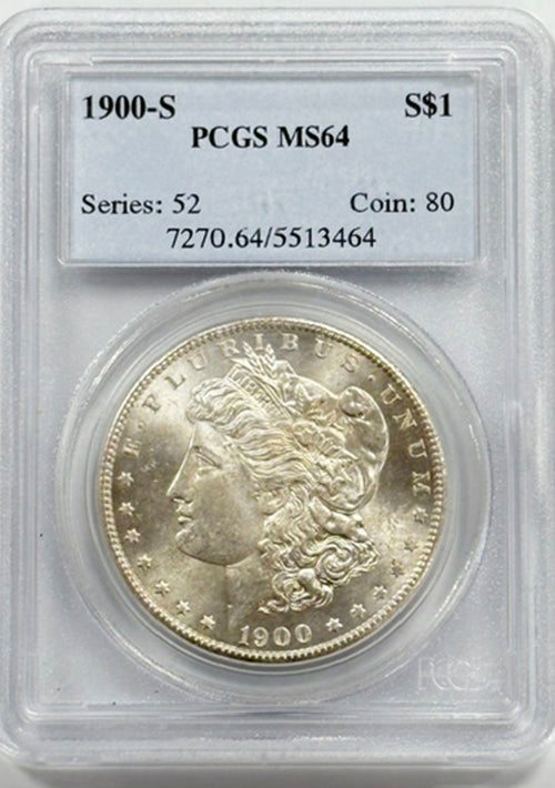 1900-S S$1 PCGS MS64